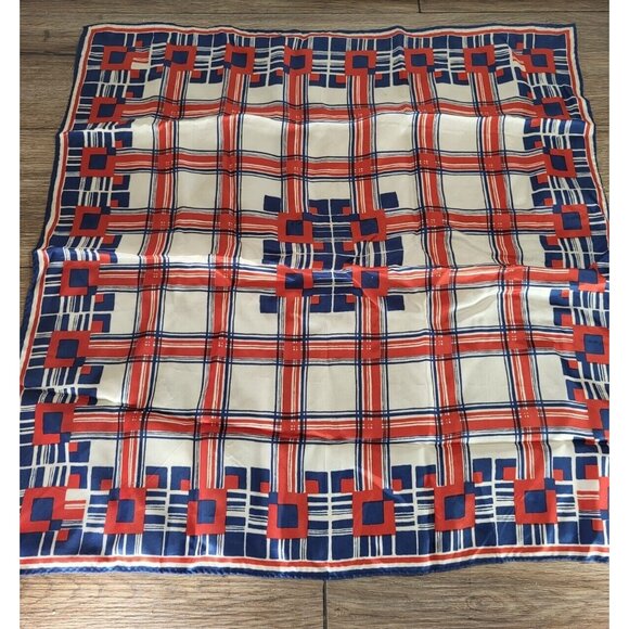 Vintage Collectible Vera Neumann Scarf‎ 22" x 22" Signed Acetate - Picture 1 of 4